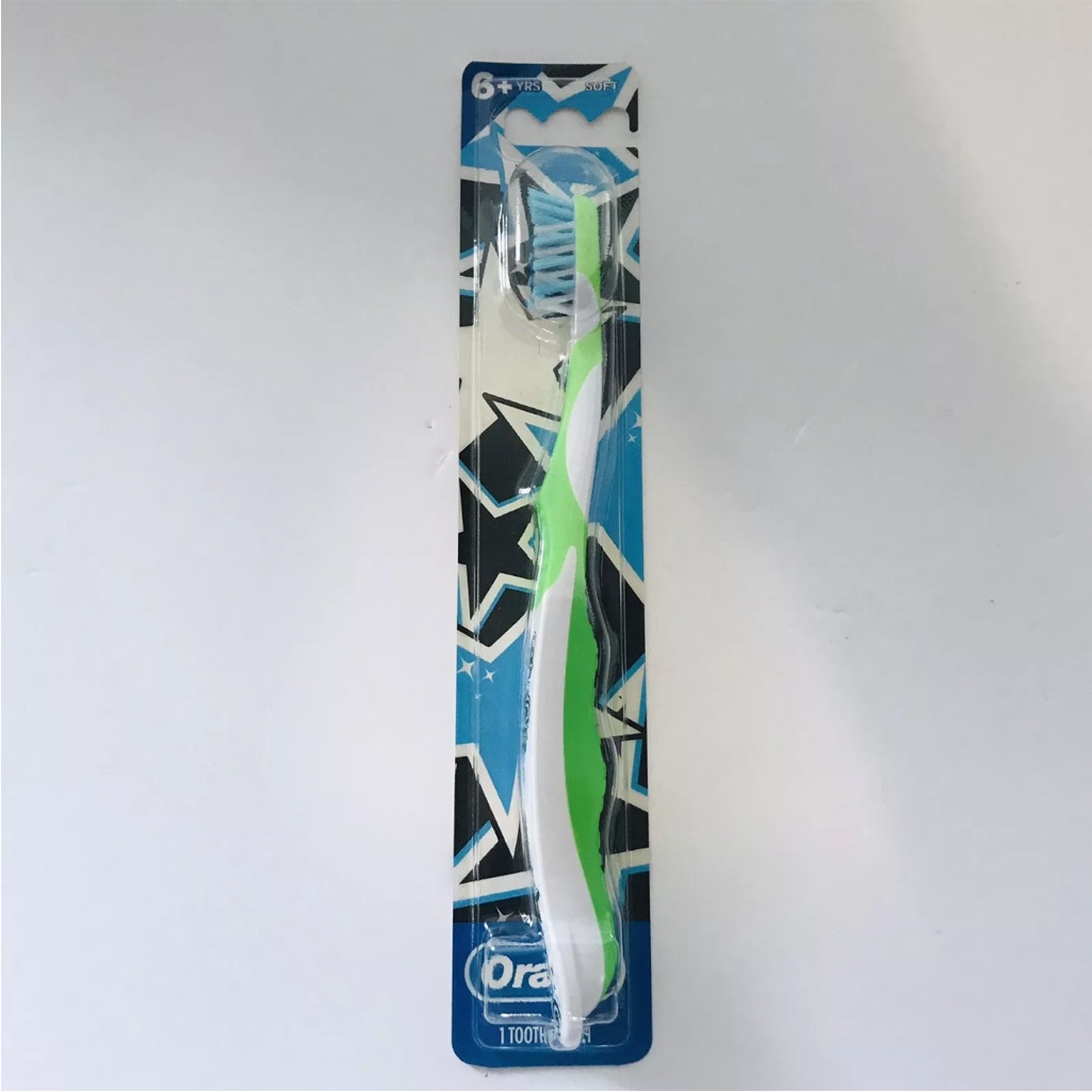 Oral B Crossaction Graphics Toothbrush 6+ Years -Green Soft Bristles